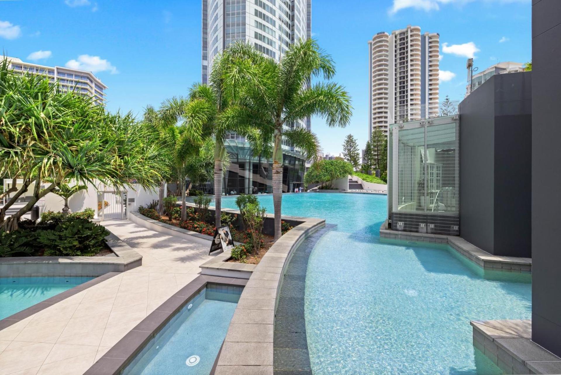 Q Tower At Surfers Paradise - Self Contained Apartments Gold Coast Kültér fotó