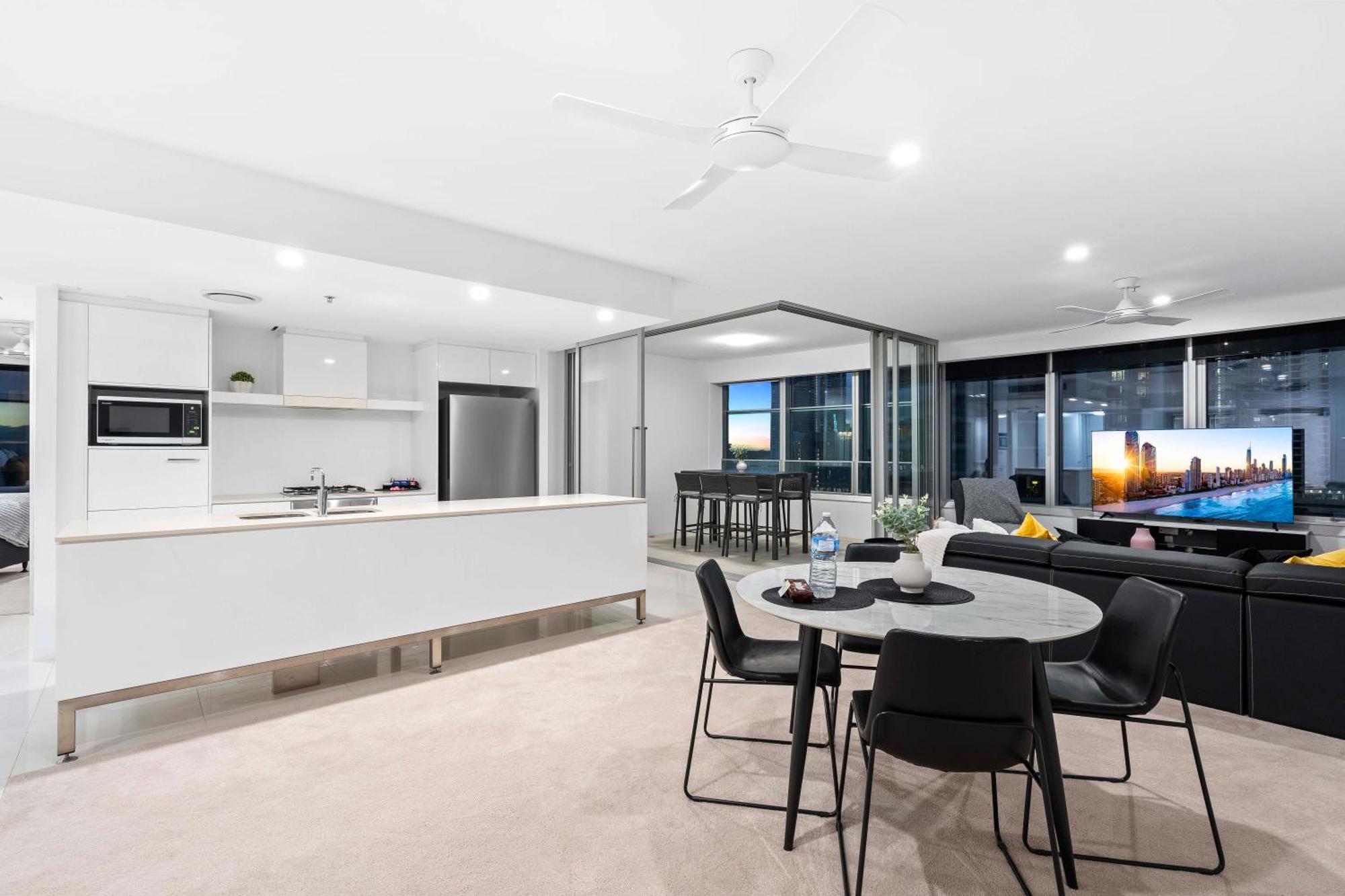 Q Tower At Surfers Paradise - Self Contained Apartments Gold Coast Kültér fotó